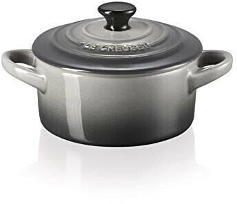 Ollas y cazuelas Le Creuset Poterie Mini Cocotte 10 cmFlint grey gris